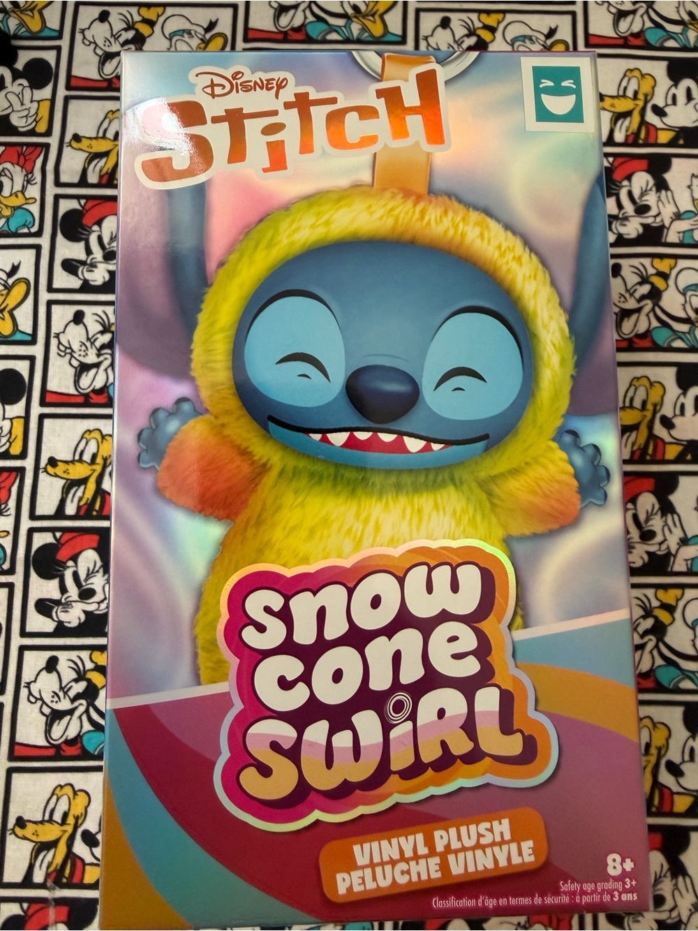 NEW 2026 Disney STITCH Snow Cone Swirl Vinyl Plush BlindBox New Sealed